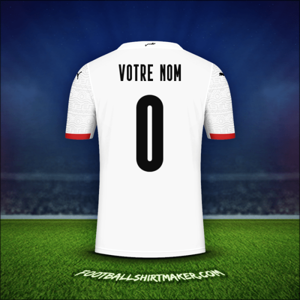 Maillot Égypte 2020/2021 Extérieur -  votre nom - 0