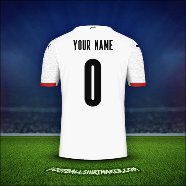 Shirt Egypt 2020/2021 Away -  your name - 0