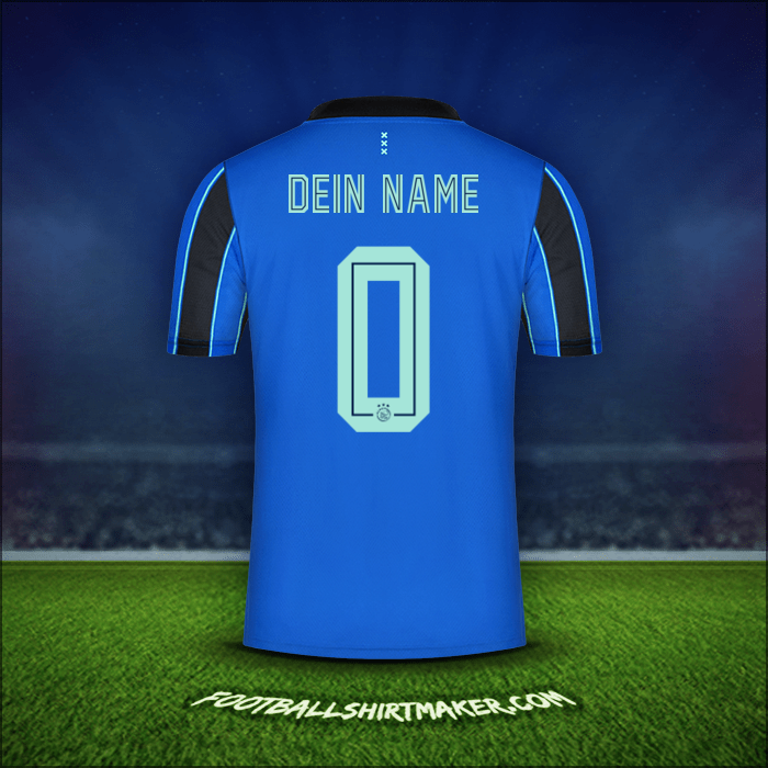 Trikot AFC Ajax 2021/2022 Auswärts -  dein name - 0