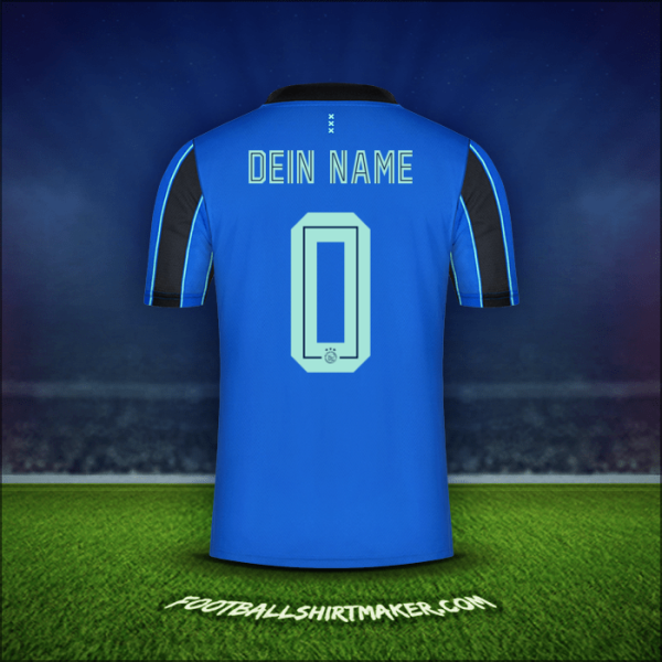 Trikot AFC Ajax 2021/2022 Auswärts -  dein name - 0