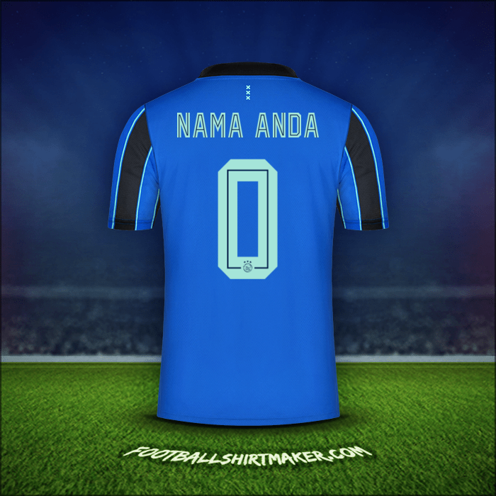 Jersey AFC Ajax 2021/2022 Alternatif -  nama anda - 0