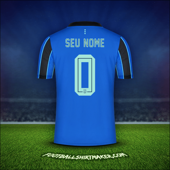 Camisa AFC Ajax 2021/2022 Alternativa -  seu nome - 0