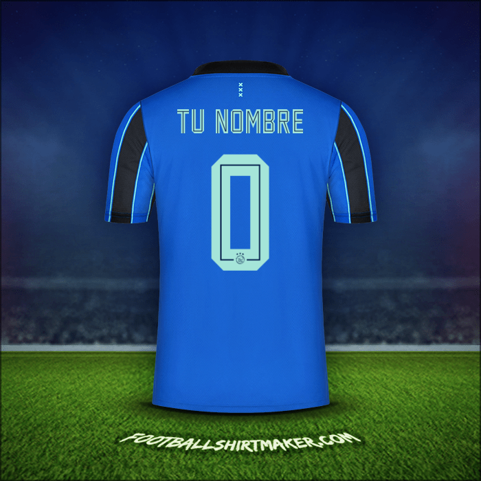 Camiseta AFC Ajax 2021/2022 Visita -  tu nombre - 0