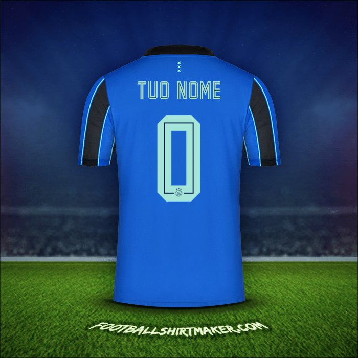 Maglia AFC Ajax 2021/2022 Seconda -  tuo nome - 0