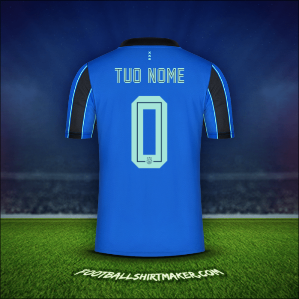 Maglia AFC Ajax 2021/2022 Seconda -  tuo nome - 0