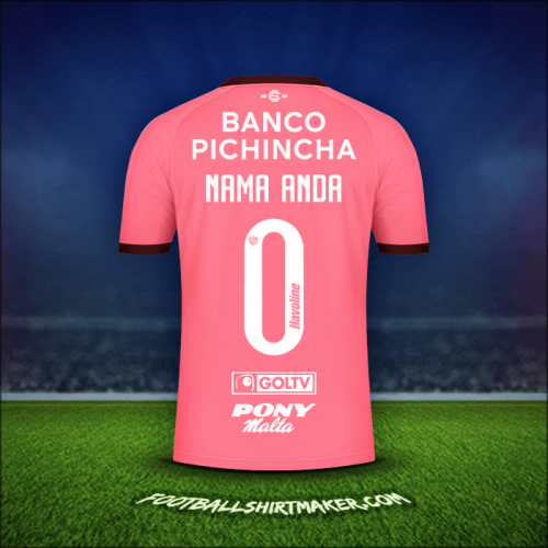 Jersey Barcelona SC 2021 Alternatif -  nama anda - 0