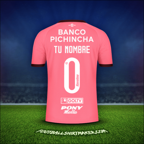 Jersey Barcelona SC 2021 Visita -  tu nombre - 0