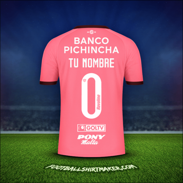 Jersey Barcelona SC 2021 Visita -  tu nombre - 0