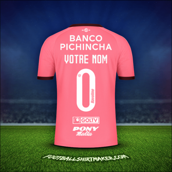Maillot Barcelona SC 2021 Extérieur -  votre nom - 0