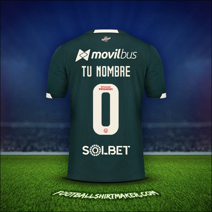 Jersey Universitario 2021 Visita -  tu nombre - 0