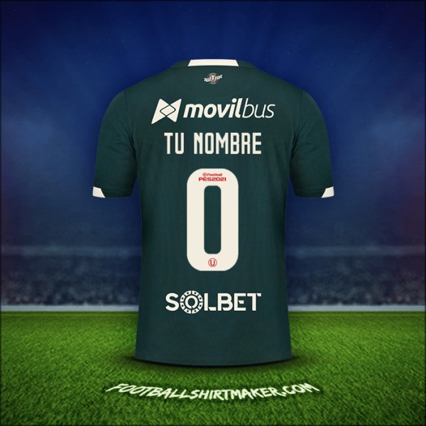 Jersey Universitario 2021 Visita -  tu nombre - 0