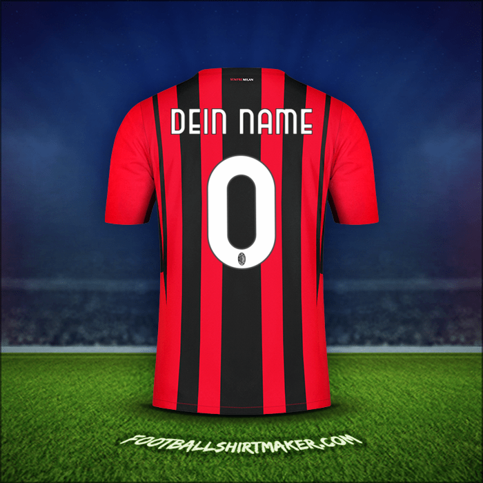 Trikot AC Milan 2021/2022 -  dein name - 0