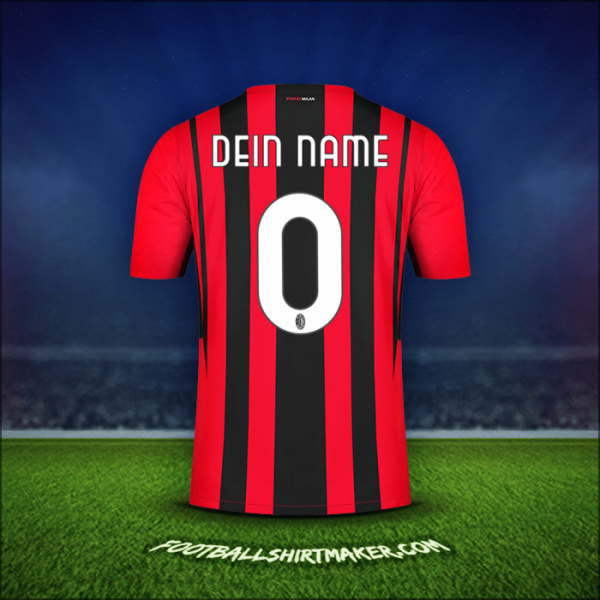Trikot AC Milan 2021/2022 -  dein name - 0