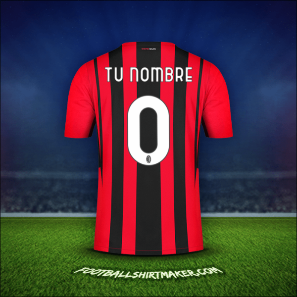 Camiseta AC Milan 2021/2022 -  tu nombre - 0