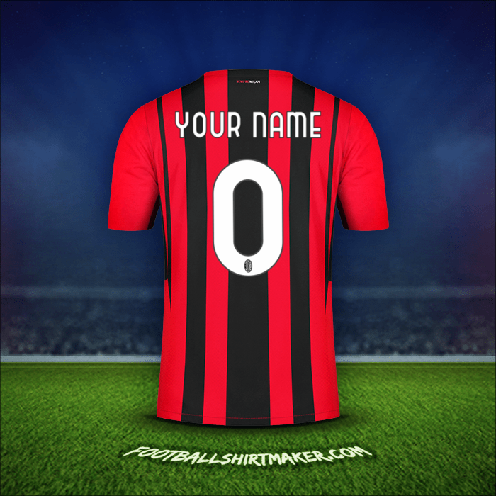 Jersey AC Milan 2021/2022 -  your name - 0