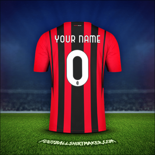Jersey AC Milan 2021/2022 -  your name - 0