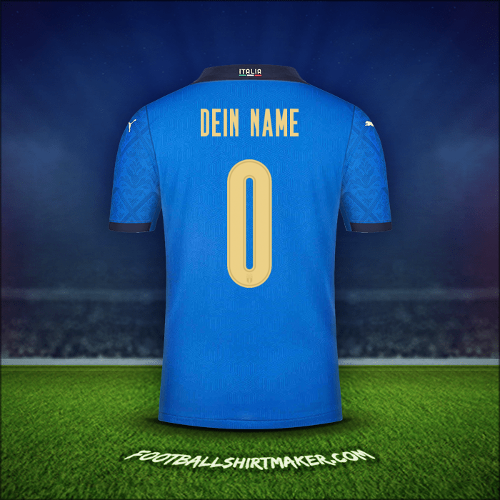 Trikot Italien 2020/2021 -  dein name - 0