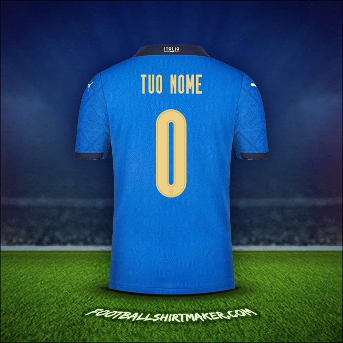 Maglia Italia 2020/2021 -  tuo nome - 0