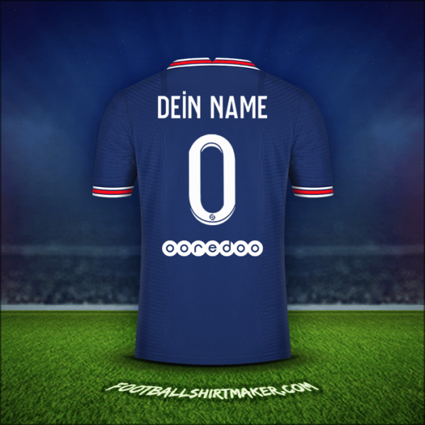 Trikot Paris Saint Germain 2021/2022 -  dein name - 0