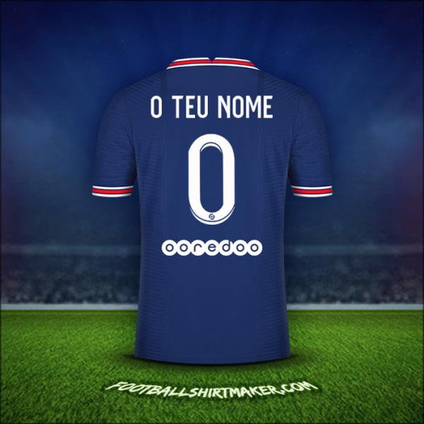 Camisola Paris Saint Germain 2021/2022 -  o teu nome - 0