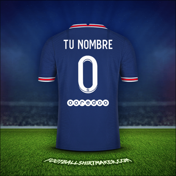 Camiseta Paris Saint Germain 2021/2022 -  tu nombre - 0