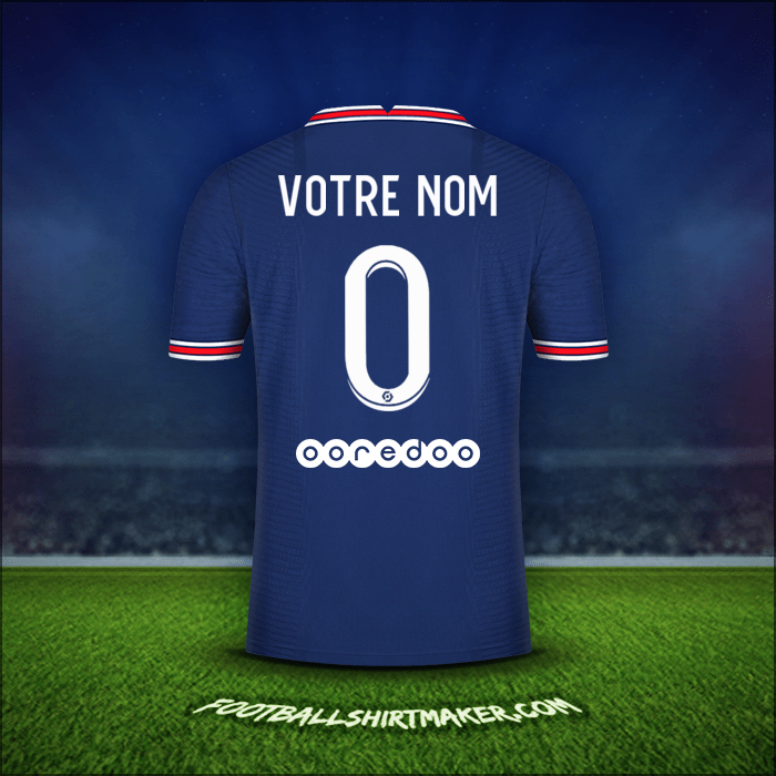 Maillot Paris Saint Germain 2021/2022 -  votre nom - 0