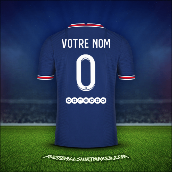 Maillot Paris Saint Germain 2021/2022 -  votre nom - 0