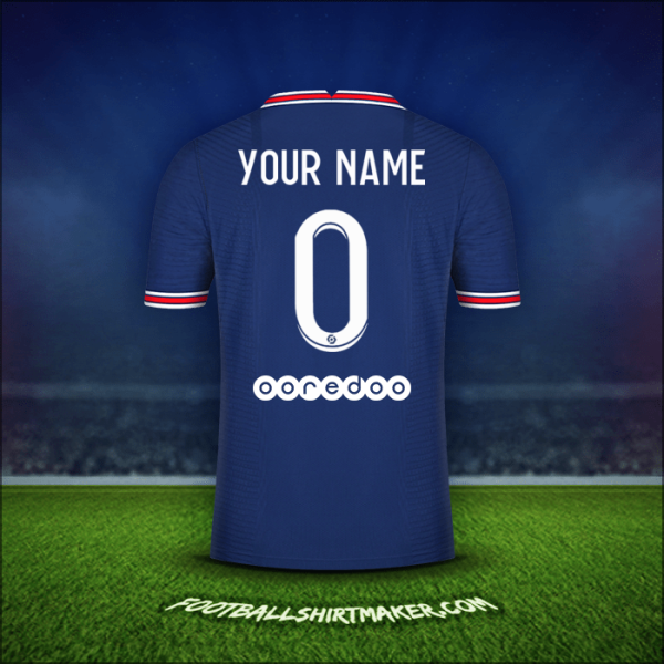 Jersey Paris Saint Germain 2021/2022 -  your name - 0