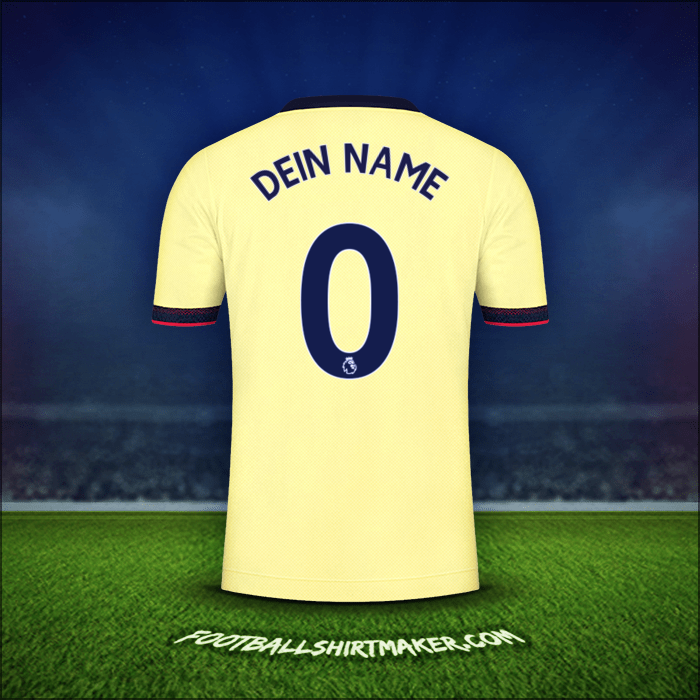 Trikot Arsenal 2021/2022 Auswärts -  dein name - 0
