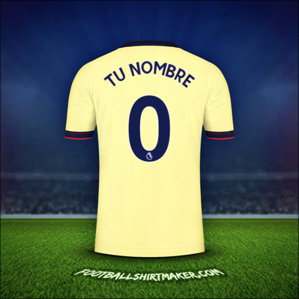 Jersey Arsenal 2021/2022 Visita -  tu nombre - 0