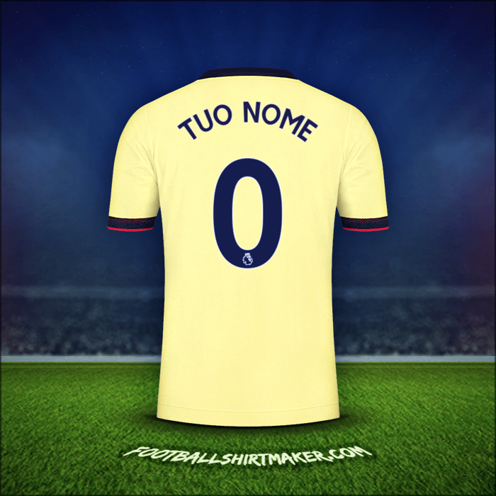 Maglia Arsenal 2021/2022 Seconda -  tuo nome - 0