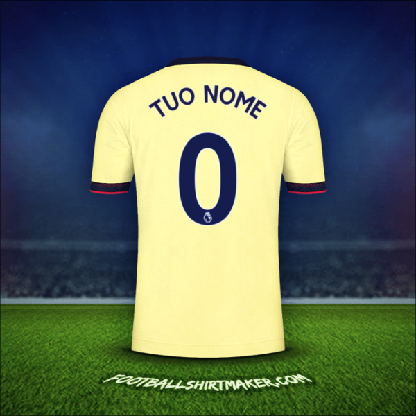 Maglia Arsenal 2021/2022 Seconda -  tuo nome - 0