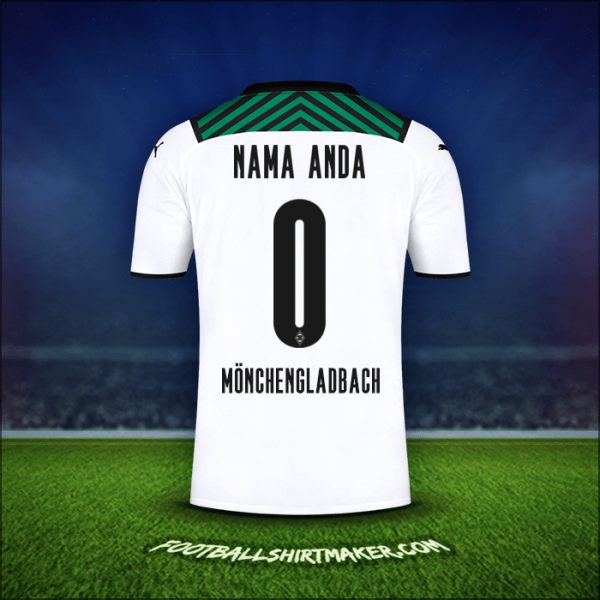 Jersey Borussia Monchengladbach 2021/2022 -  nama anda - 0