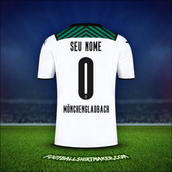 Camisa Borussia Monchengladbach 2021/2022 -  seu nome - 0