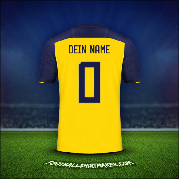 Trikot Ecuador 2020/22 -  dein name - 0