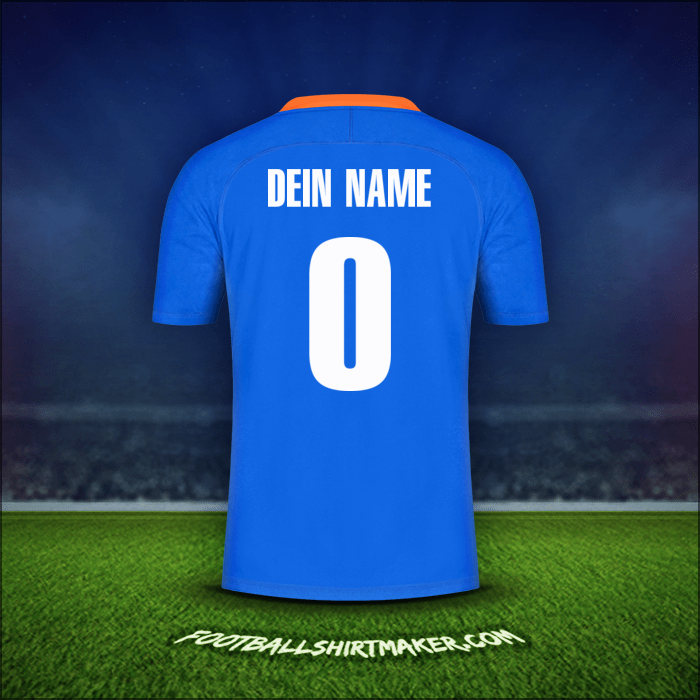 Trikot Indien 2021 -  dein name - 0