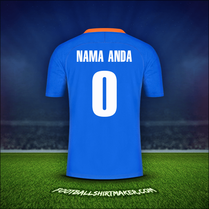 Jersey India 2021 -  nama anda - 0