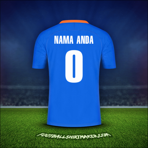 Jersey India 2021 -  nama anda - 0
