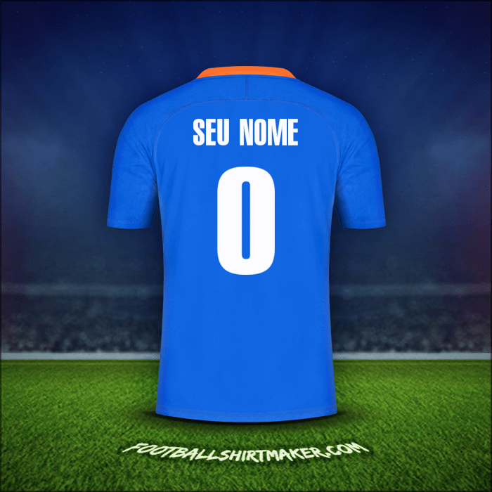 Camisa Índia 2021 -  seu nome - 0
