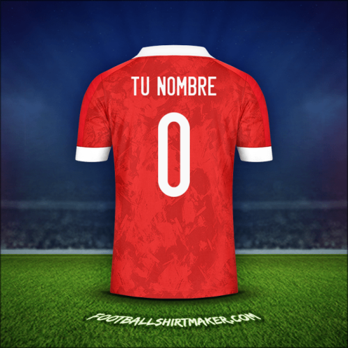 Jersey Rusia 2020/2021 -  tu nombre - 0