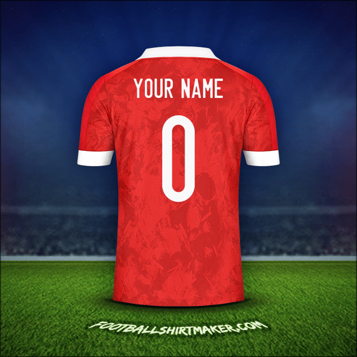 Jersey Russia 2020/2021 -  your name - 0
