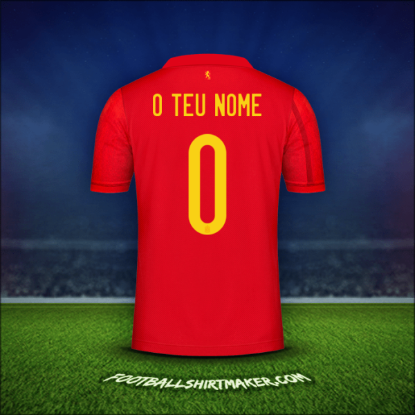 Camisola Espanha 2020/2021 -  o teu nome - 0
