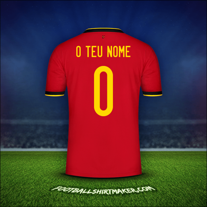Camisola Bélgica 2020/2021 -  o teu nome - 0
