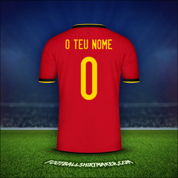Camisola Bélgica 2020/2021 -  o teu nome - 0