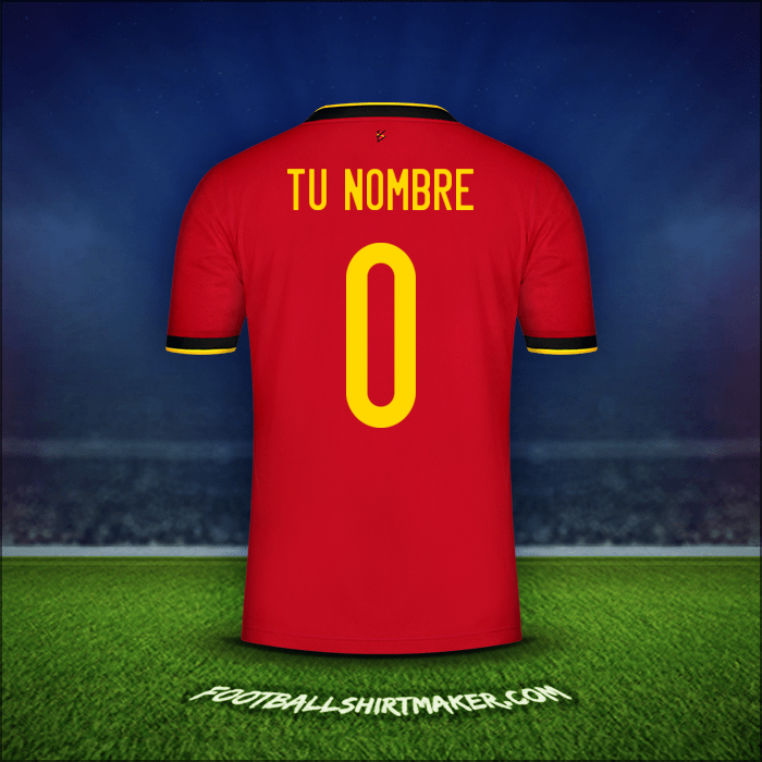 Camiseta Belgica 2020/2021 -  tu nombre - 0
