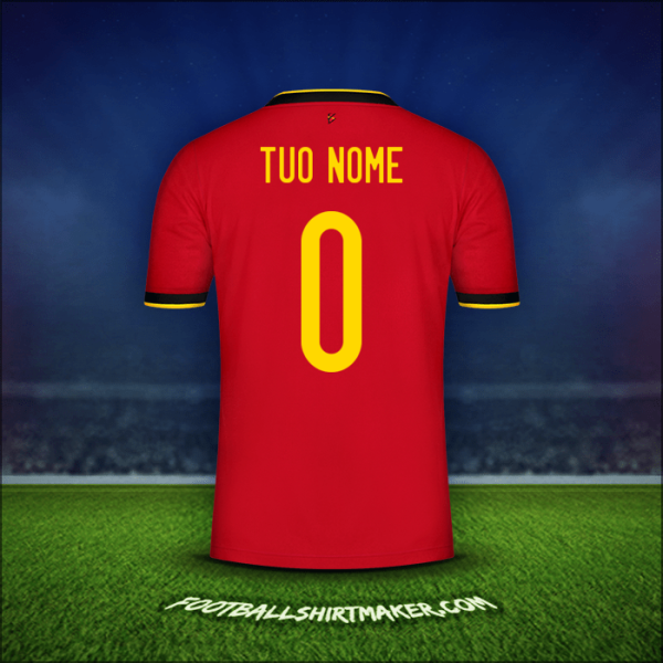 Maglia Belgio 2020/2021 -  tuo nome - 0