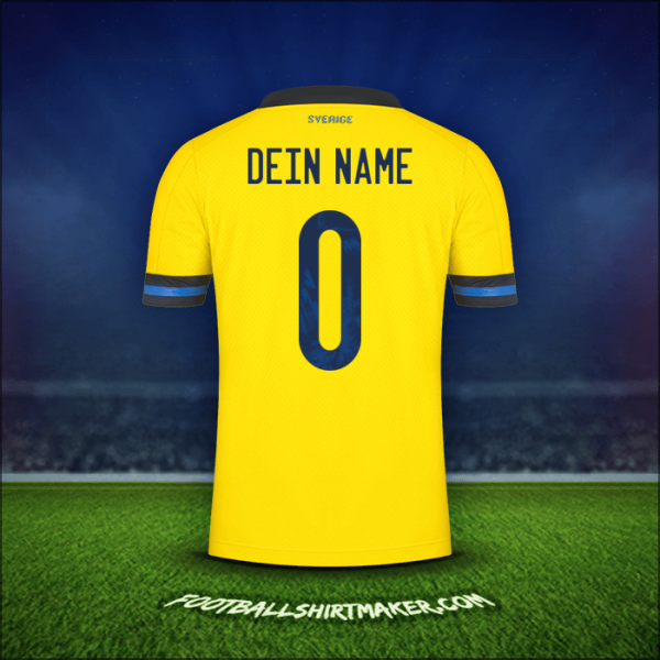 Trikot Schweden 2020/2021 -  dein name - 0
