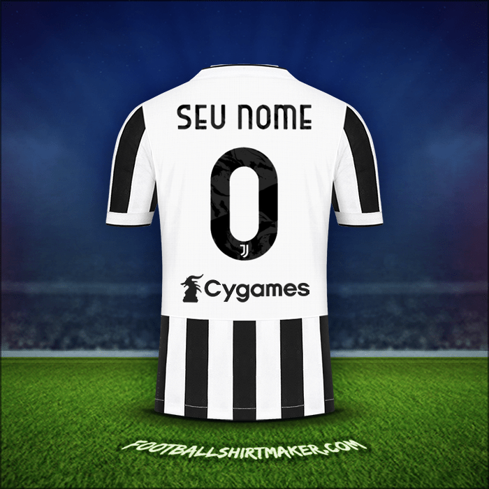 Camisa Juventus FC 2021/2022 -  seu nome - 0