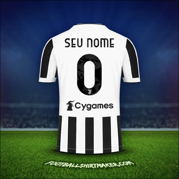Camisa Juventus FC 2021/2022 -  seu nome - 0