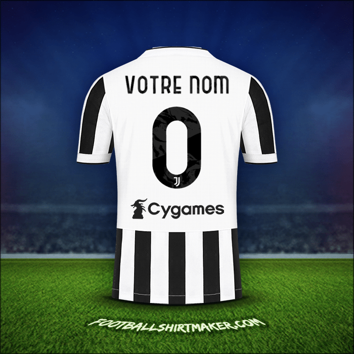 Maillot Juventus FC 2021/2022 -  votre nom - 0